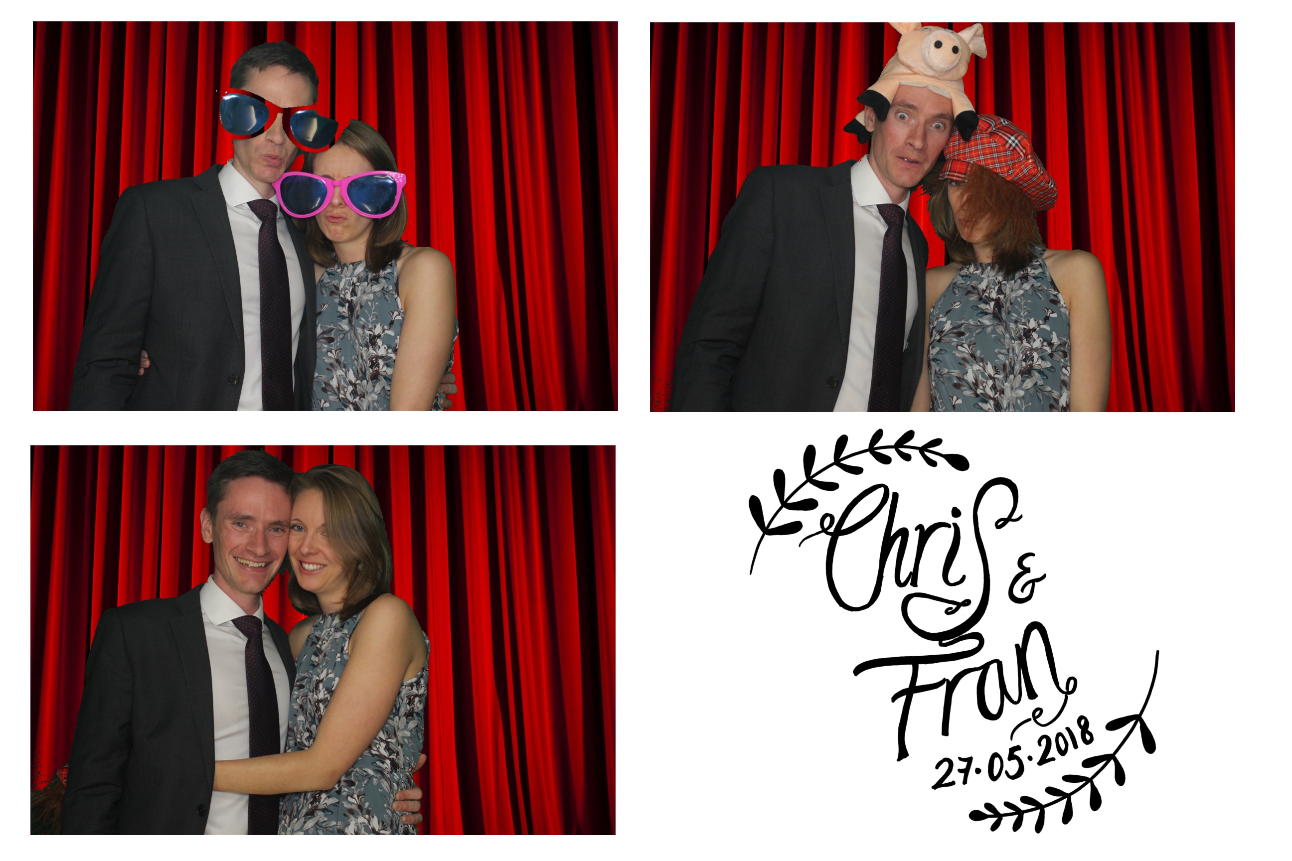Chris & Fran | View more photos from the event at images.mobile-photo-booth.com/u/MobilePhotoBoothUK/Chris-Fran